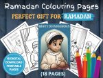 Ramadan Colouring Book for Kids | Instant Download Ramadan Coloring Book | Downloadable & Printable Ramadhan Colouring Pages for Kids