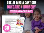 Social Media Captions for Daycare, Nurseries | Caption Ideas For Kindergartens, Instagram Captions For Daycare, Nurseries | Daycare Captions
