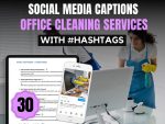 Social Media Captions for Office Cleaning Services | Caption Ideas For Commercial Cleaning Services | Instagram Captions For Office Cleaning